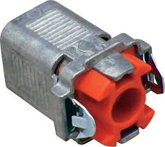 Double Snap Lock 3\/8 pol. Dia. Conector flexível de zinco de zinco para AC, MC A